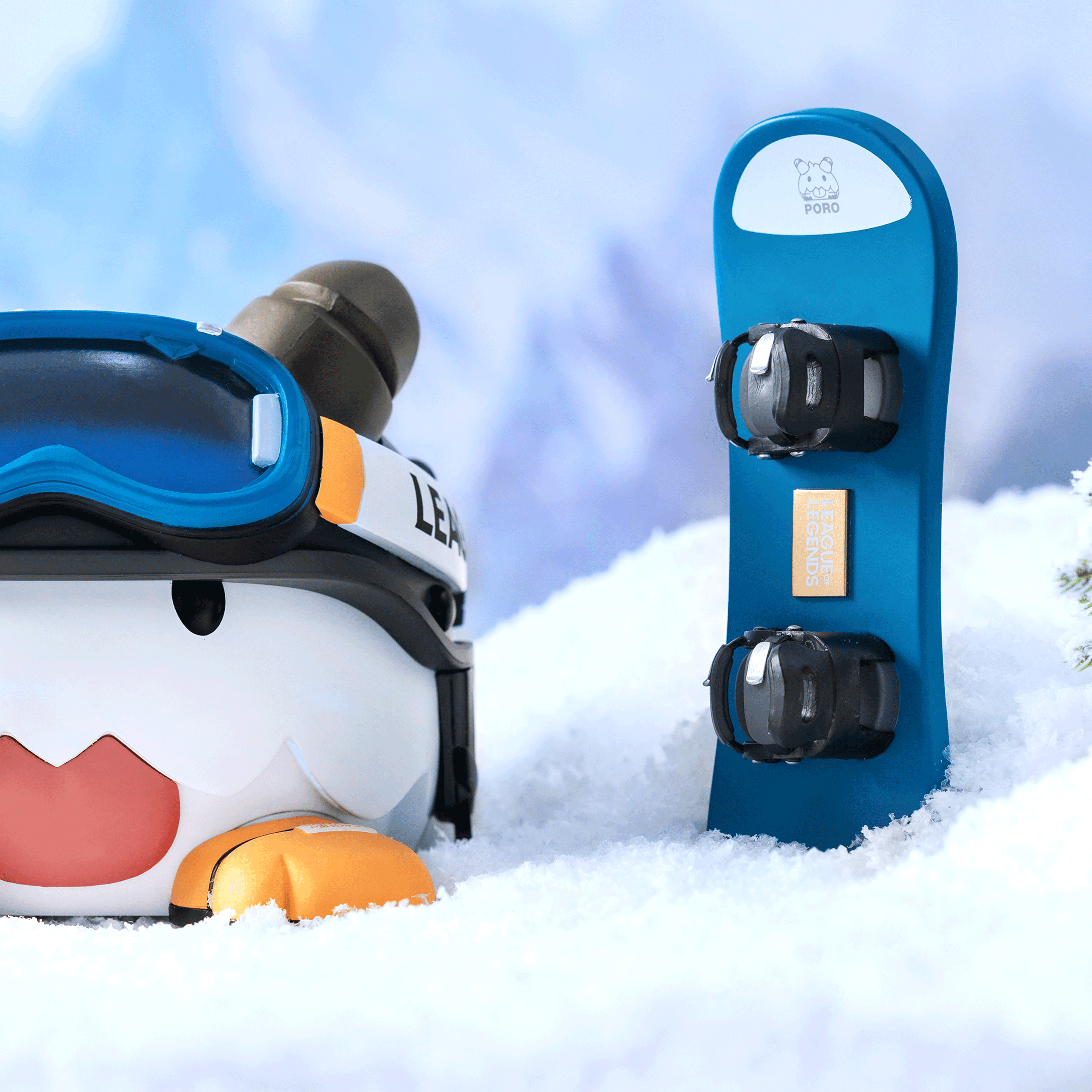 Figurine Poro snowboardeur