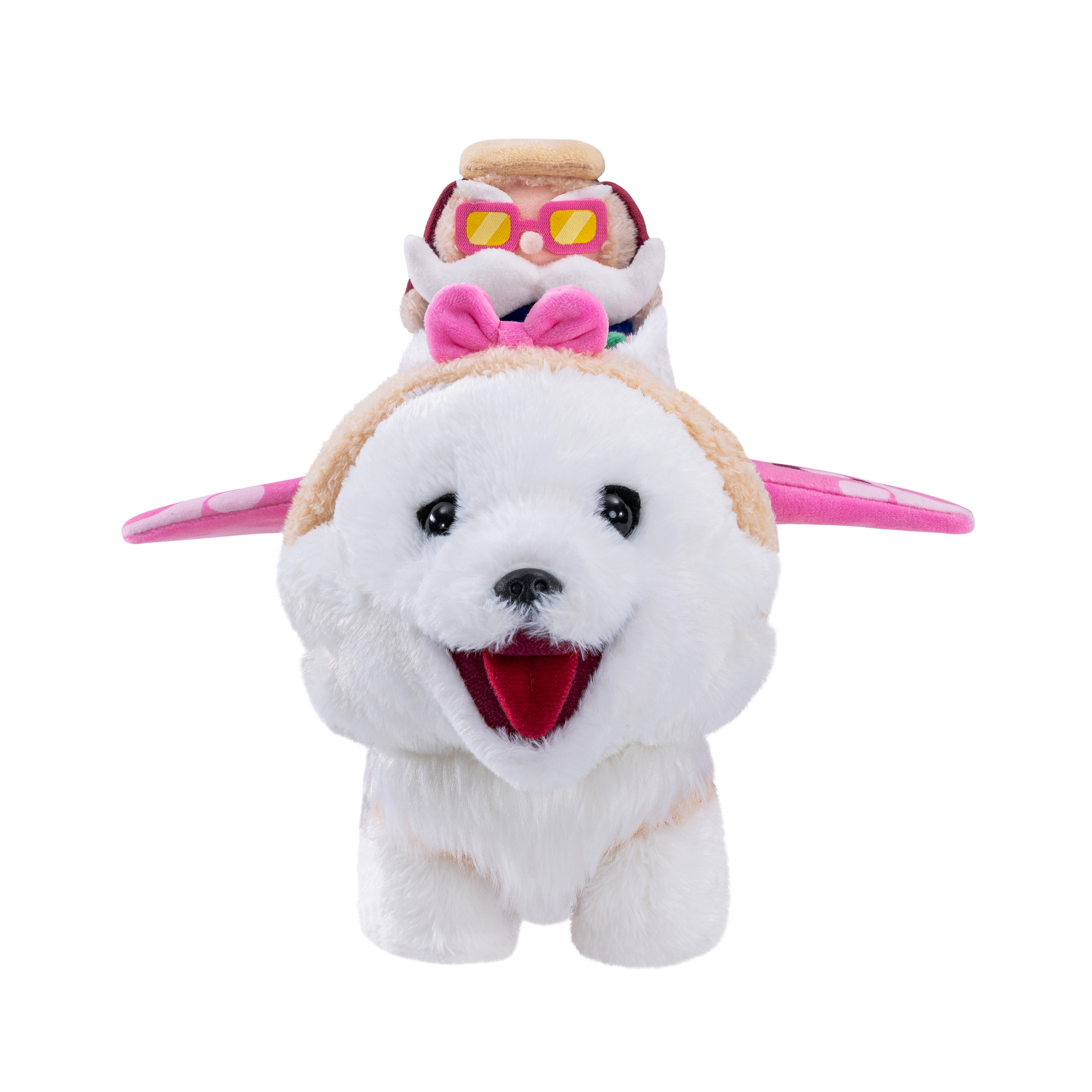 Peluche de Corki corgi (chroma cuarzo rosa)