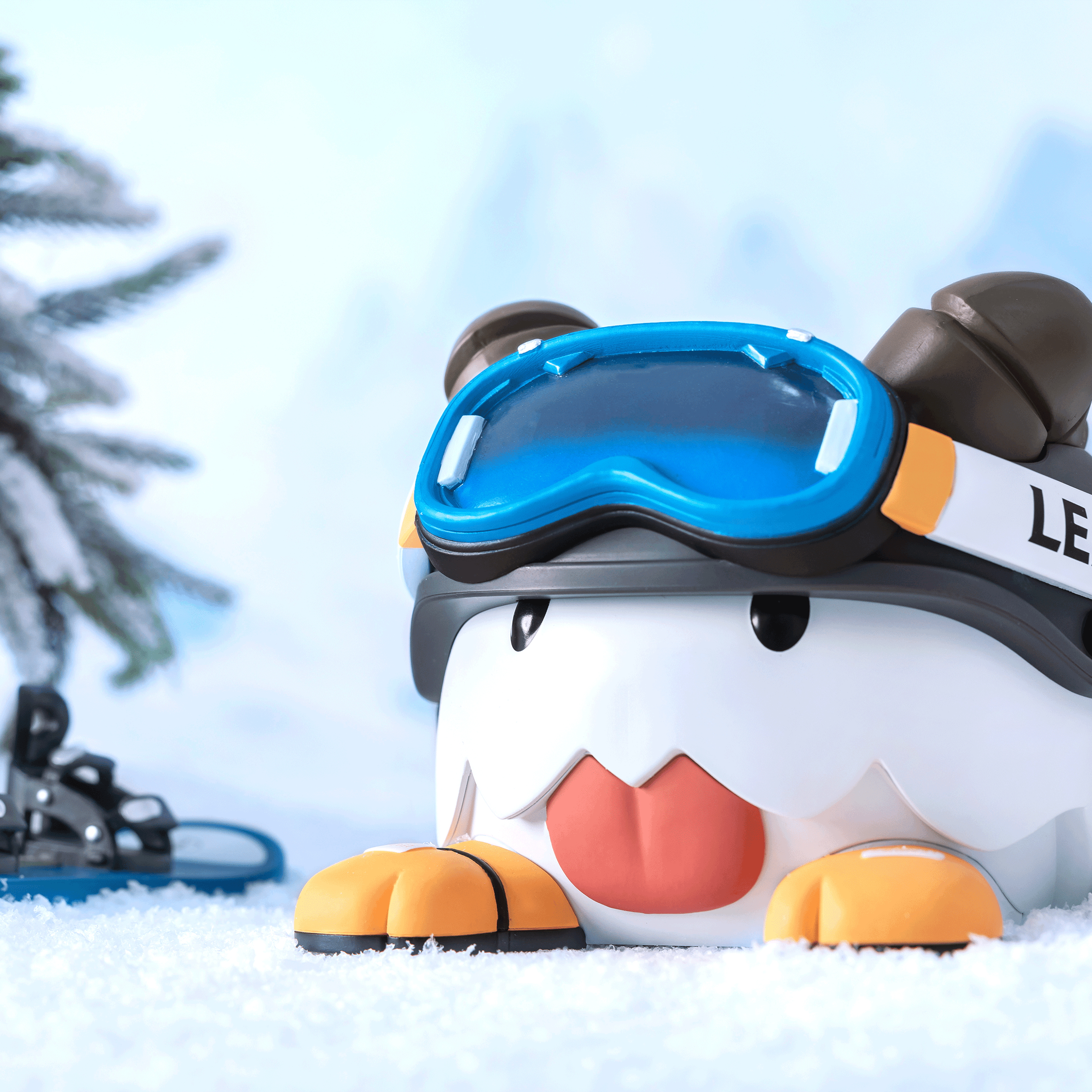 Figura de poro snowboard