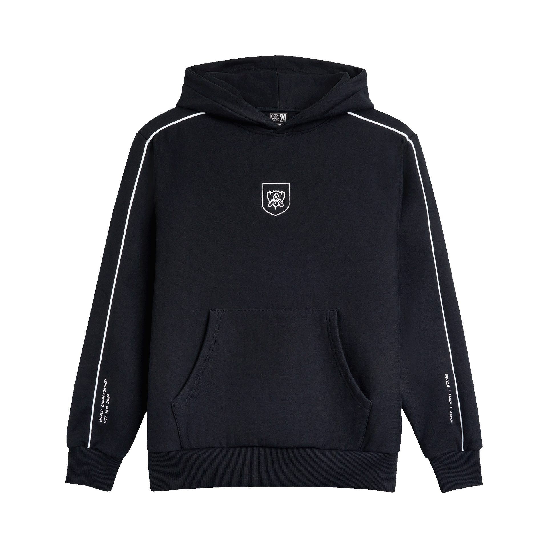 Worlds 2024 Premium Hoodie (Black) | Riot Games Store