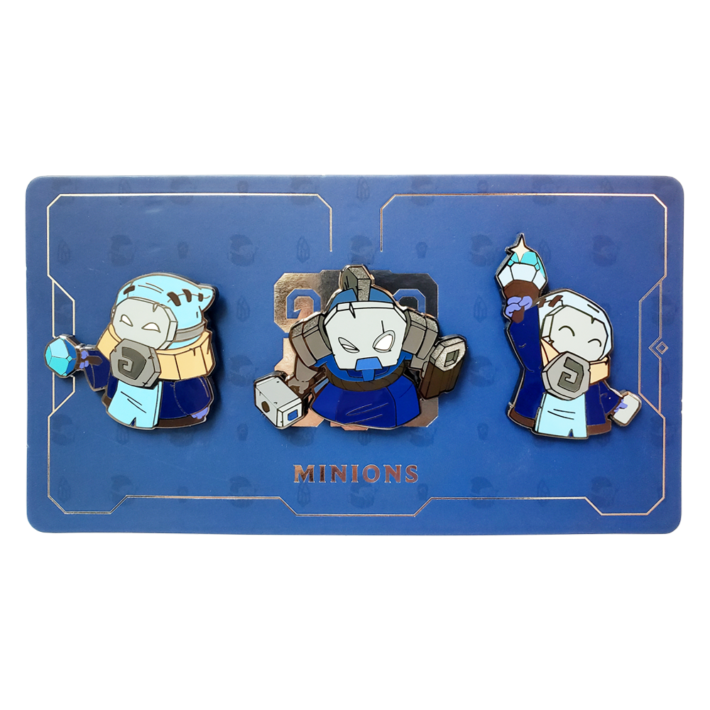 Anstecknadelpack „Blauer Vasall“