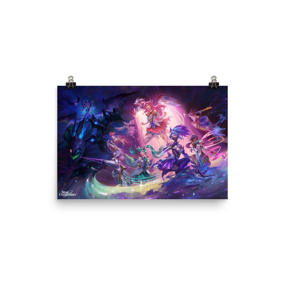 Star Guardian 2022 League of Legends Key Visual Poster 12x18 unframed base