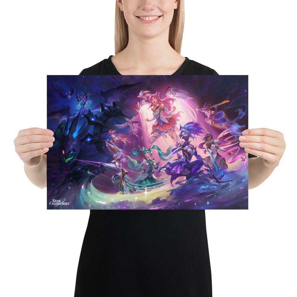 Star Guardian 2022 League of Legends Key Visual Poster 12x18 unframed base