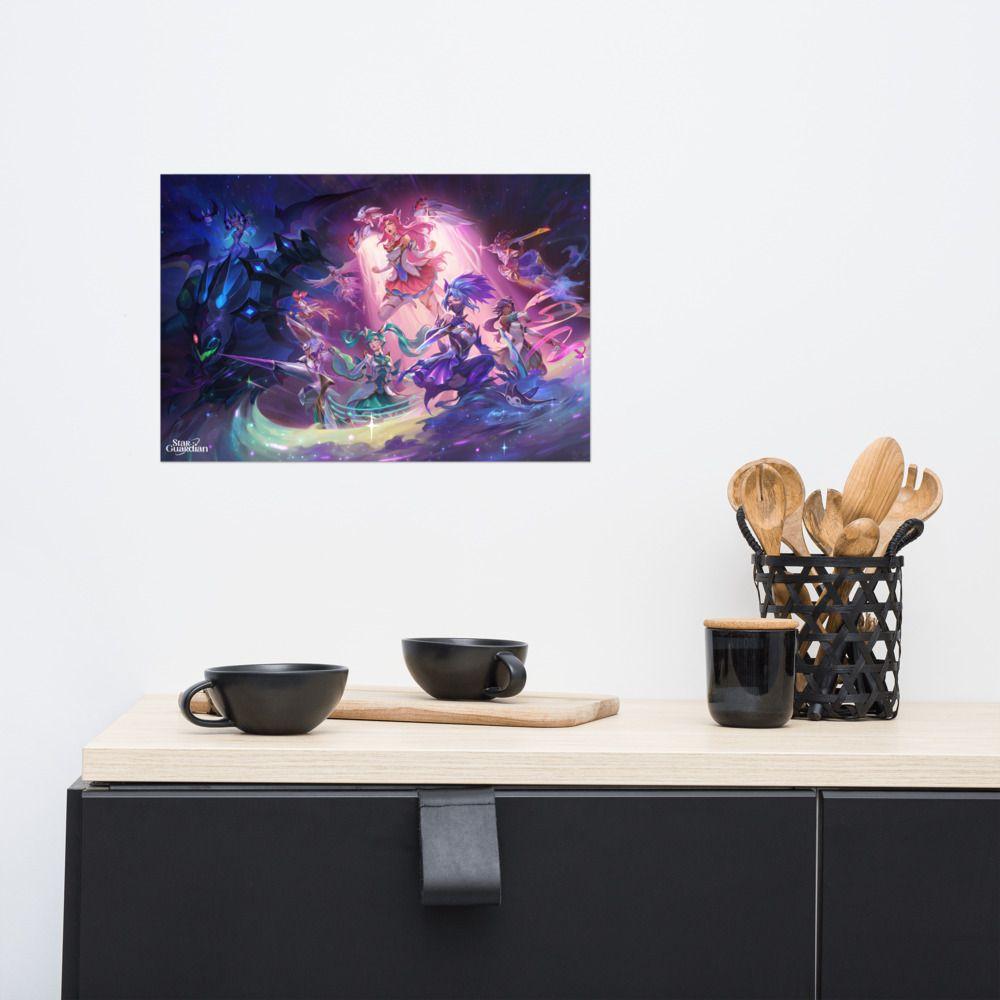 Star Guardian 2022 League of Legends Key Visual Poster 12x18 unframed base