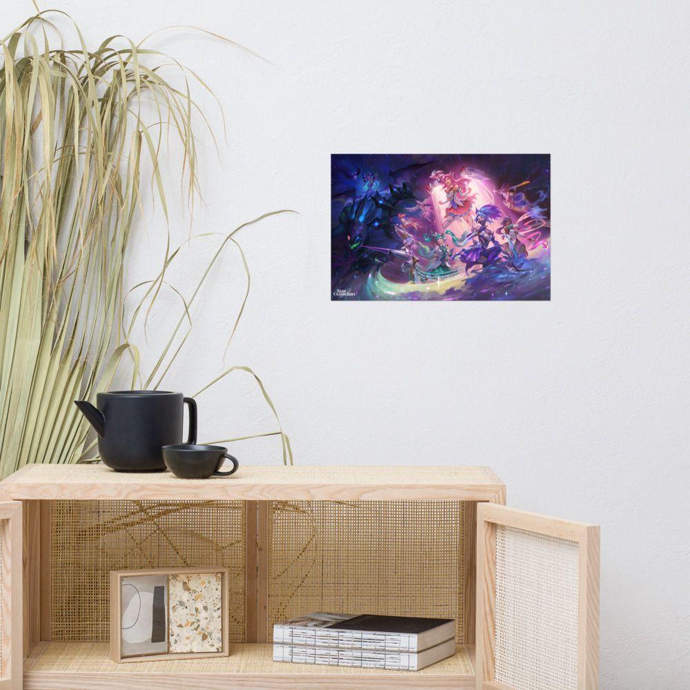 Star Guardian 2022 League of Legends Key Visual Poster 12x18 unframed base