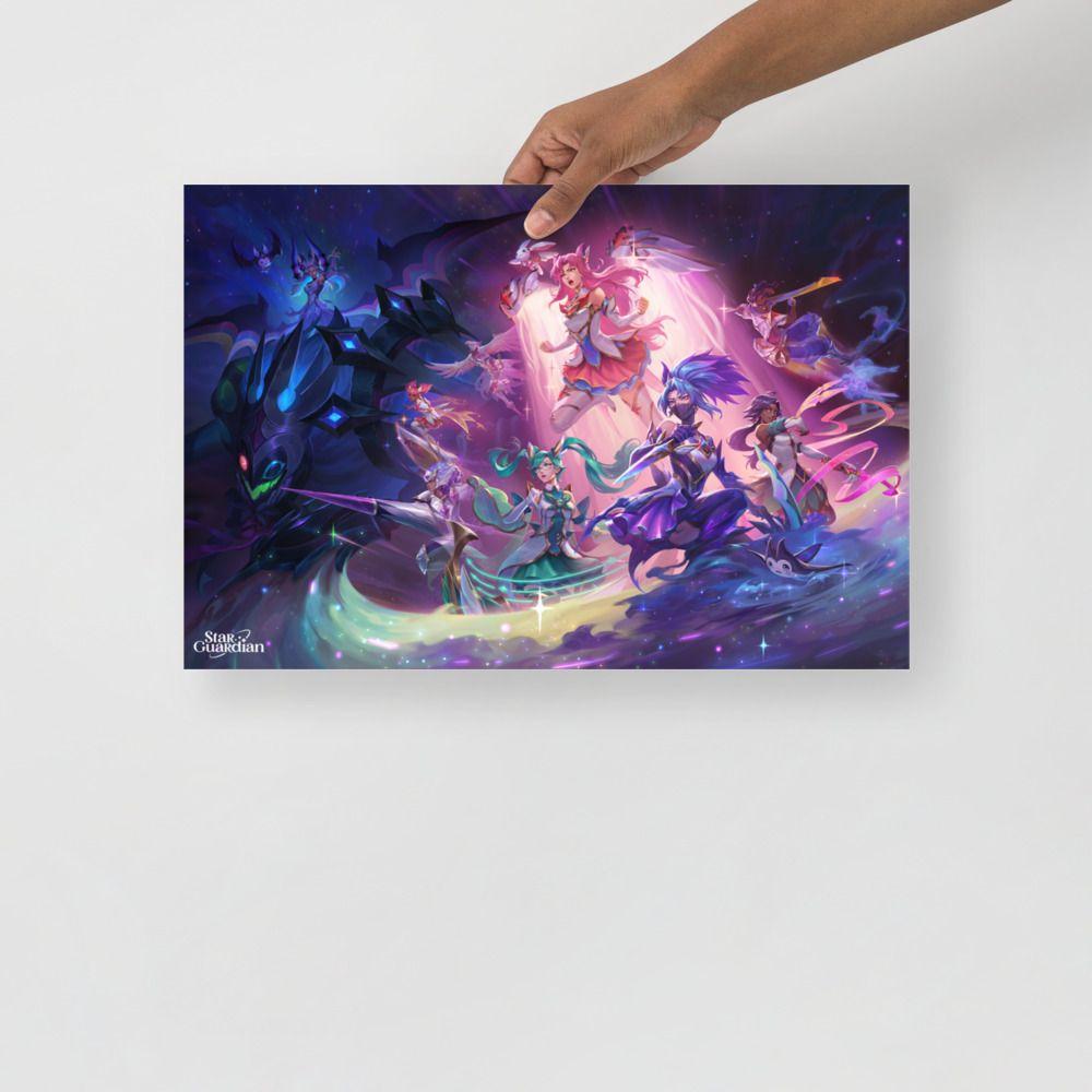 Star Guardian 2022 League of Legends Key Visual Poster 12x18 unframed base