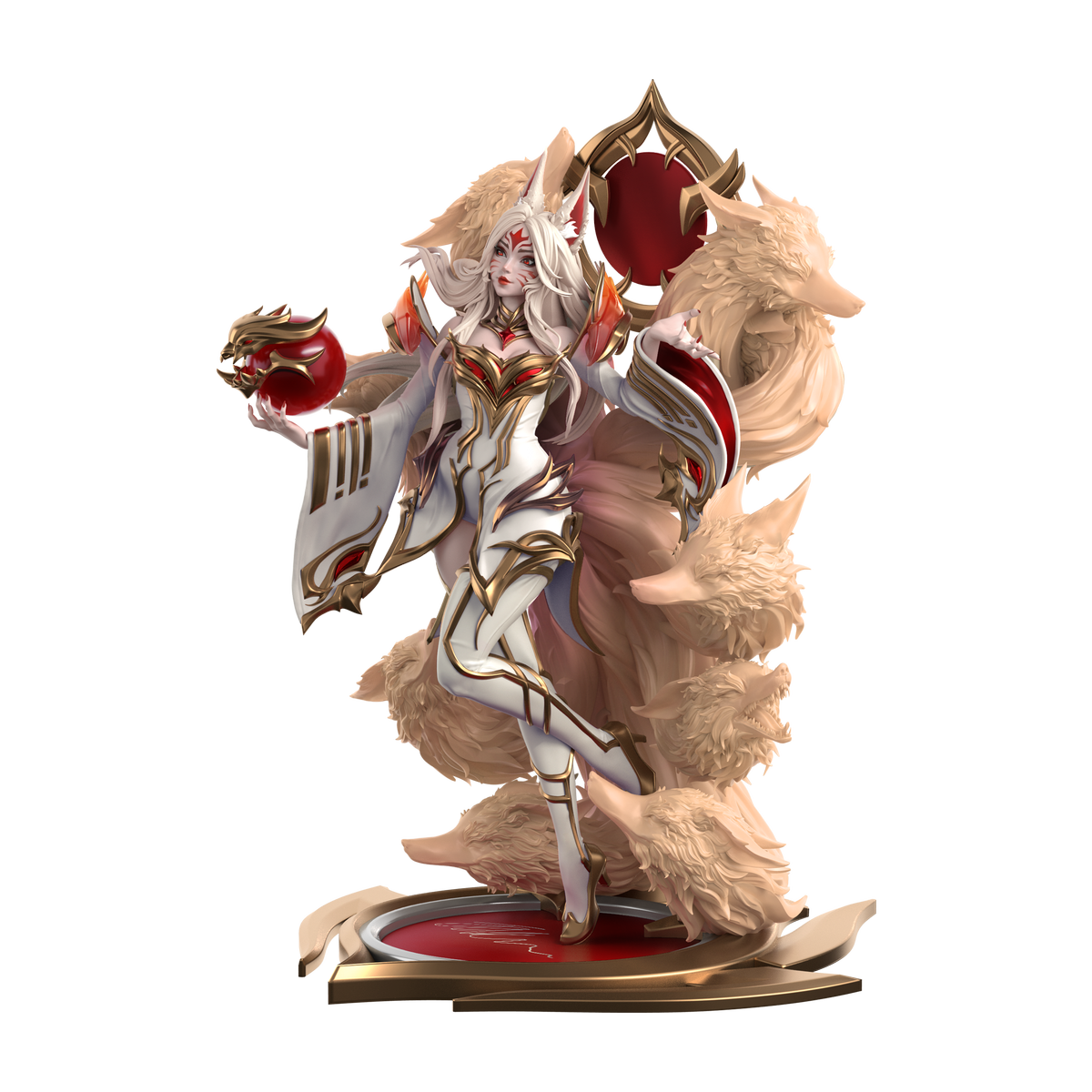 Hall of Legends 2024 Immortalized Legend Ahri 1/6 Statue Riot Games Store