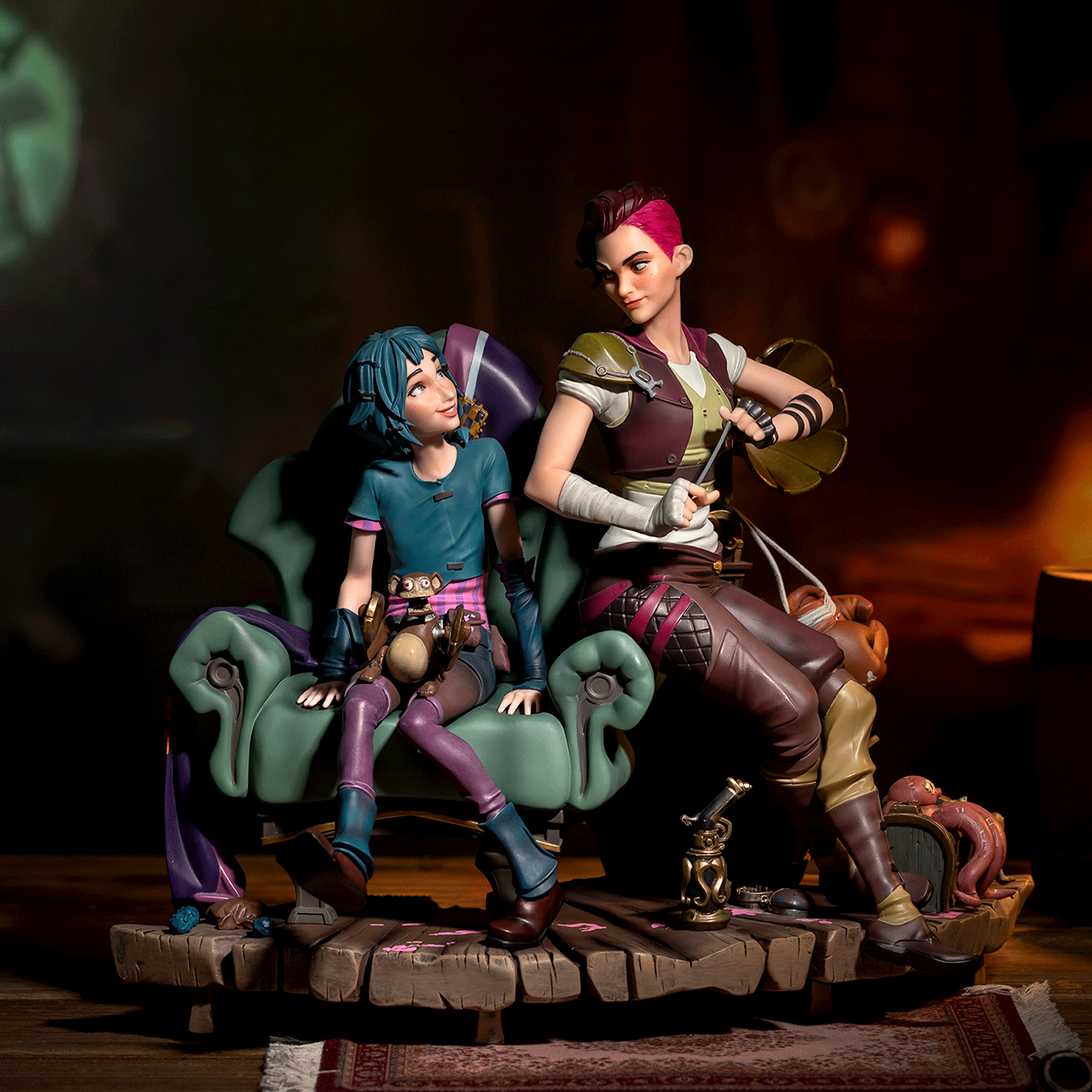 Arcane Powder & Vi 1/6 Statue | Riot Games Store