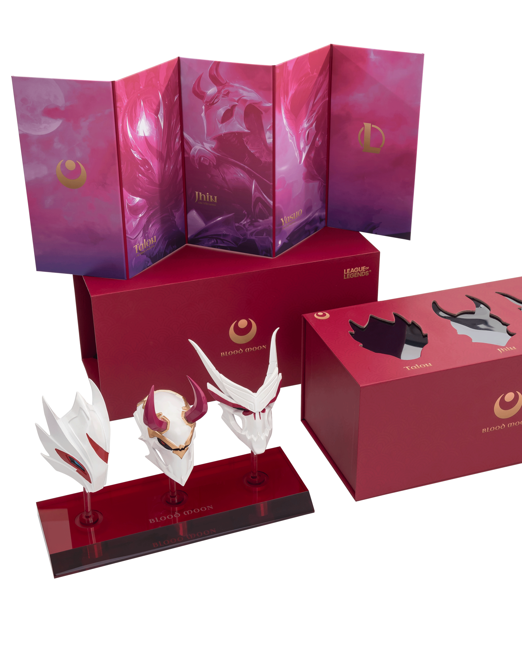Tank Riot Blood Blood Moon Collectible Masks Set | Riot Games Store
