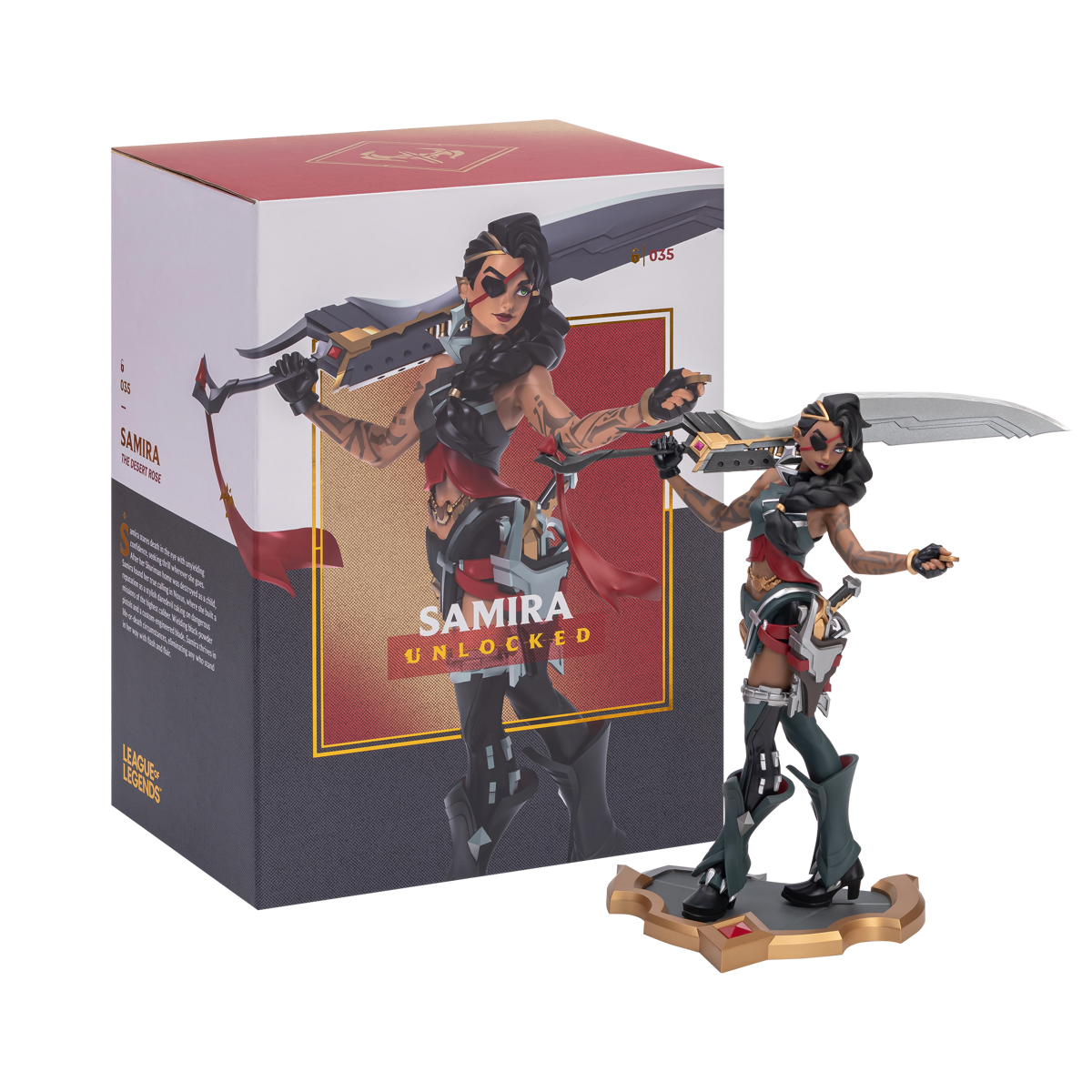 Samira Unlocked Statue | Riot Games Store