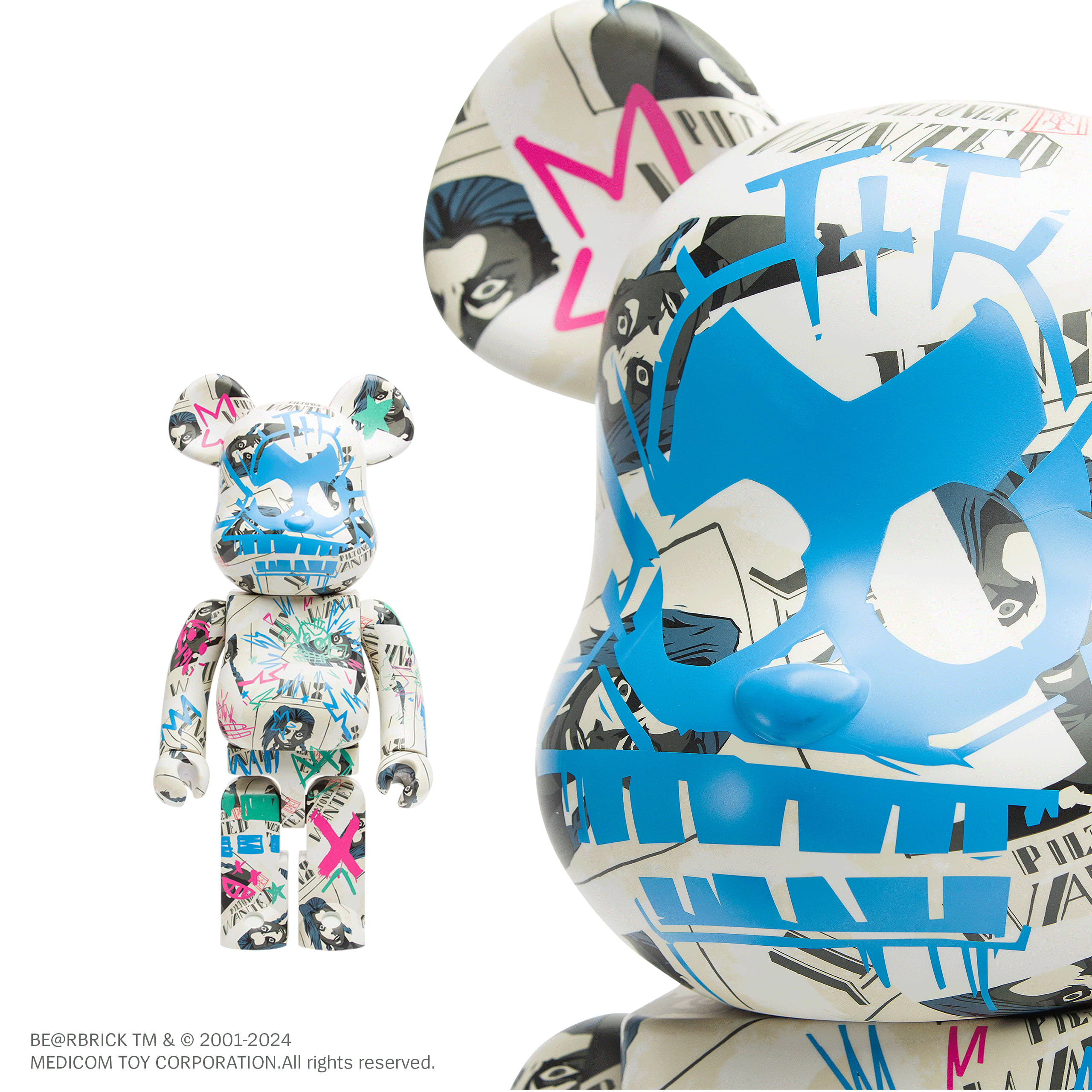BE@RBRICK Arcane Jinx Wanted Poster 100% & 400% | Riot Games Store BE@RBRICK Arcane Jinx Wanted Poster 100% & 400% | Riot Games Store