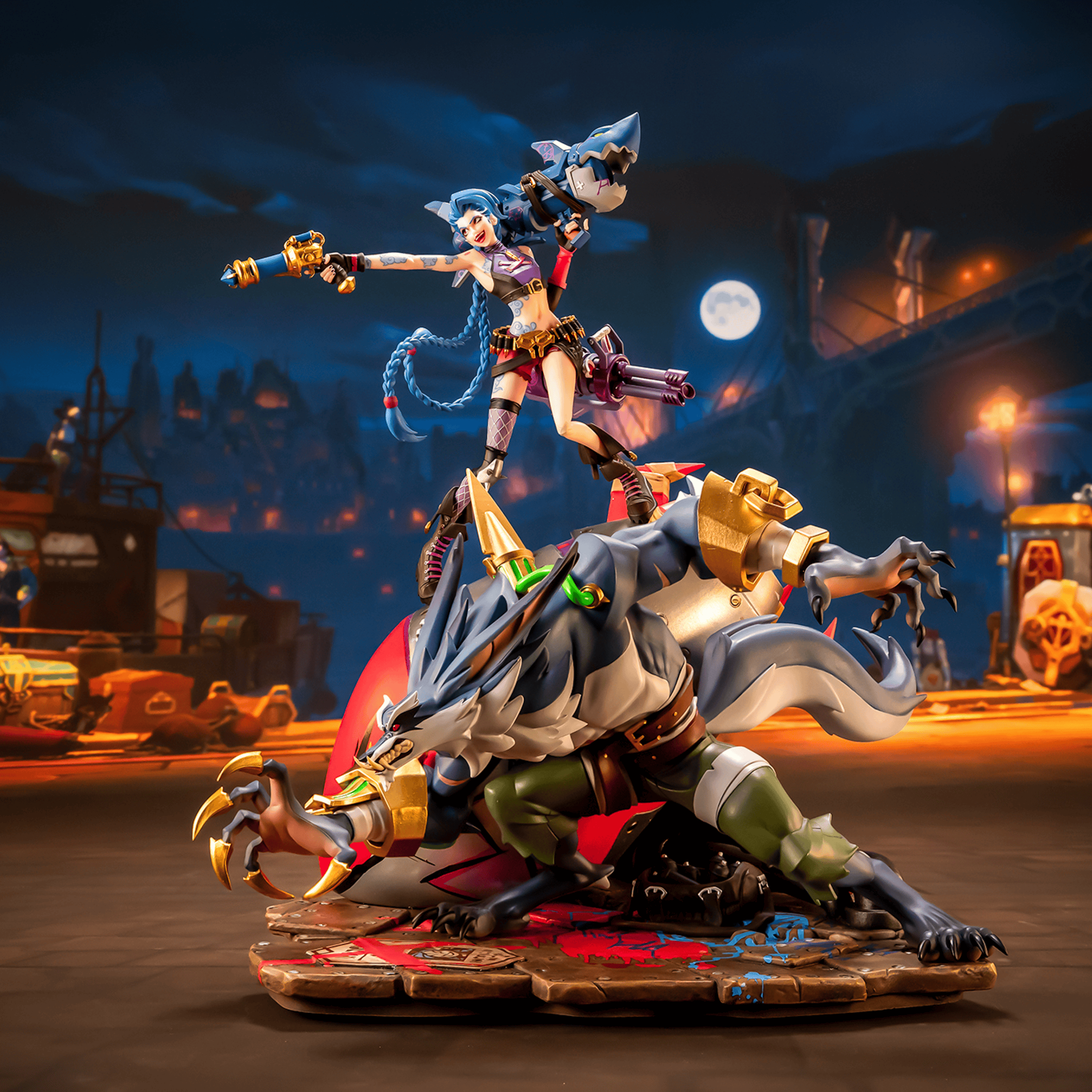 2XKOᵀᴹ Jinx and Warwick 1/10 Scale Statue | Riot Games Store 2XKOᵀᴹ Jinx and Warwick 1/10 Scale Statue | Riot Games Store